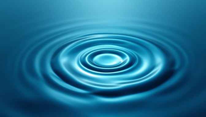Peaceful Water Ripples