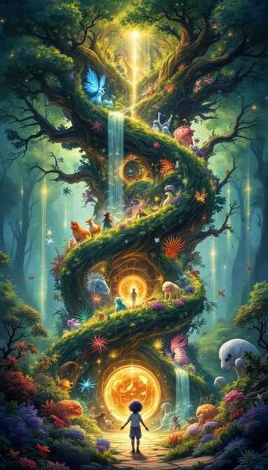 Enchanted Spiral Tree Enchanted Spiral Tree