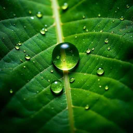 Dew Kissed Leaf Dew Kissed Leaf