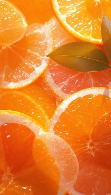 Glowing Citrus Segments