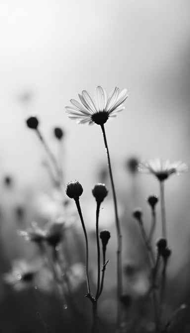 Daisies At Dawn
