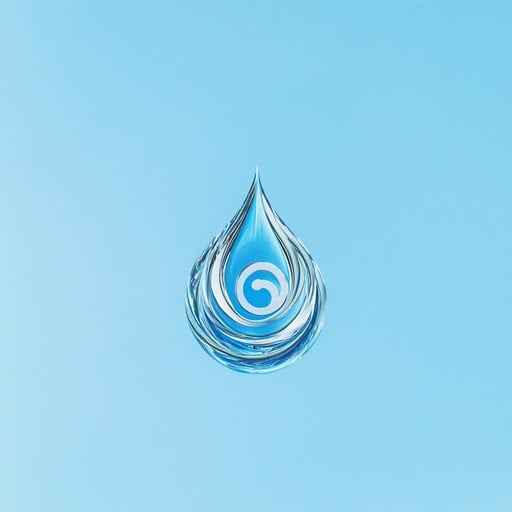Spiral Water Droplet
