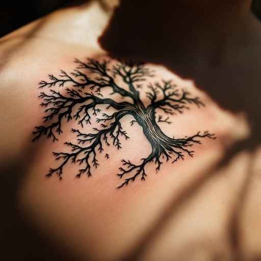 Branching Life Tattoo Branching Life Tattoo