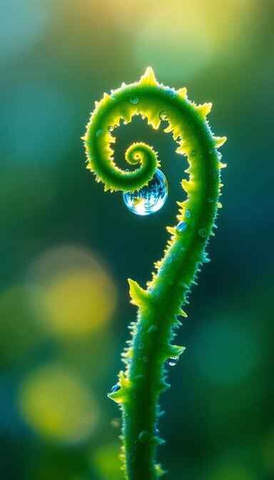 Spiral Fern Jewel