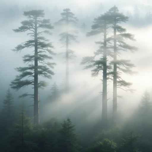 Misty Forest Giants