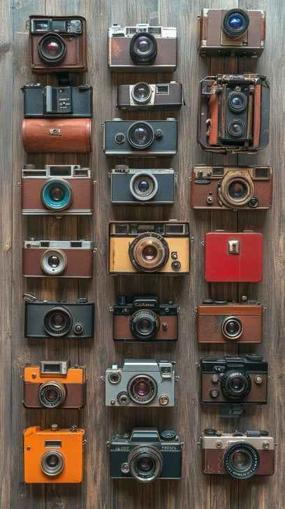 Vintage camera collection Vintage camera collection