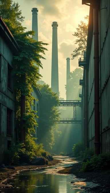 Nature Reclaims Industry Nature Reclaims Industry