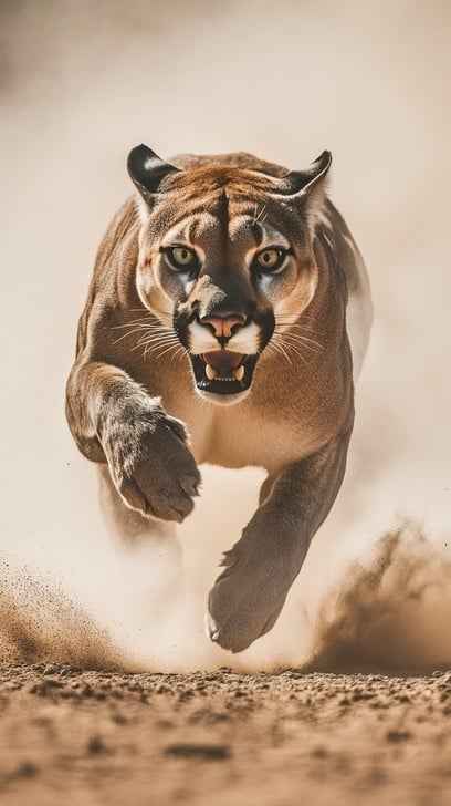 Puma in motion Puma in motion