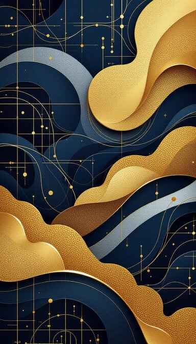 Luxurious Golden Waves Luxurious Golden Waves