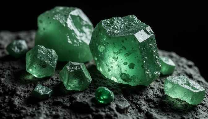 Emerald Crystal Formation Emerald Crystal Formation