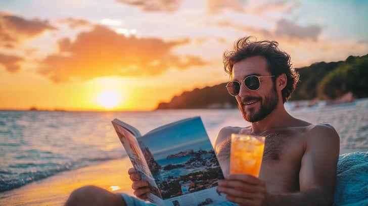 Beach Reading Relaxation