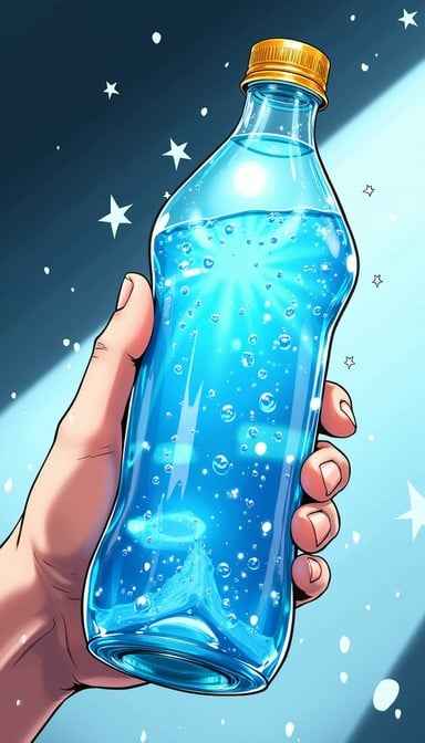 Sparkling Blue Refreshment
