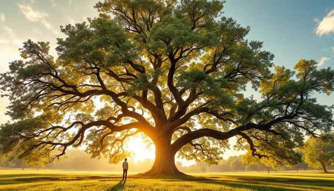 Majestic Tree Sunrise Majestic Tree Sunrise