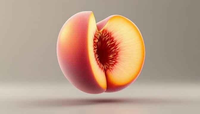 Floating Split Peach