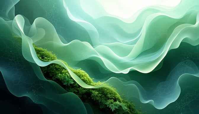 Ethereal Green Waves Ethereal Green Waves