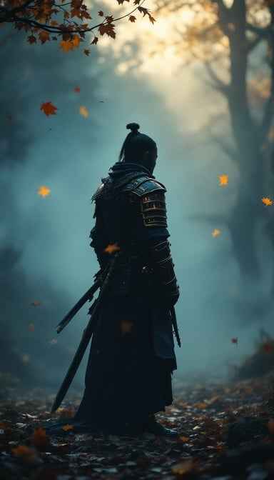 Samurai's Autumn Vigil