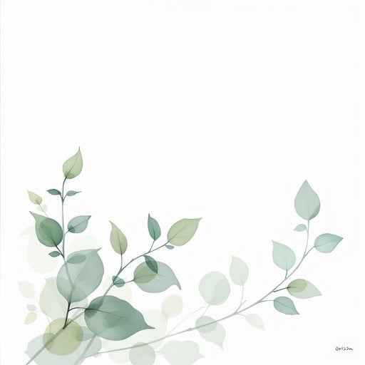 Ethereal Green Leaves