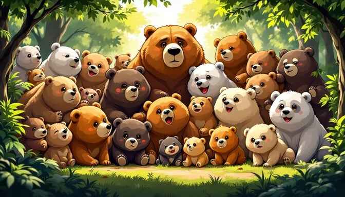 Adorable Bear Gang