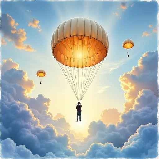 Golden Sky Descent Golden Sky Descent