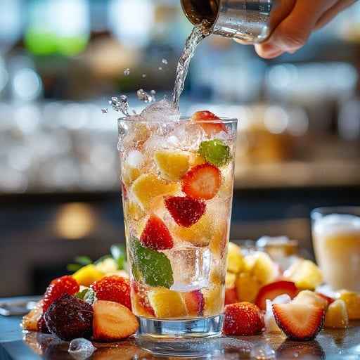 Refreshing fruit drink Refreshing fruit drink