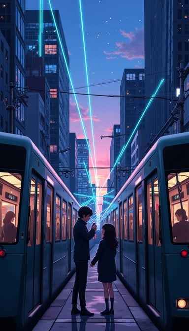 Twilight Train Encounter