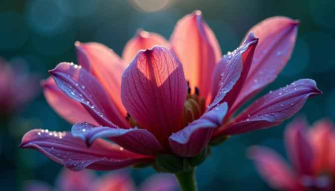 Glowing Flower Petals Glowing Flower Petals