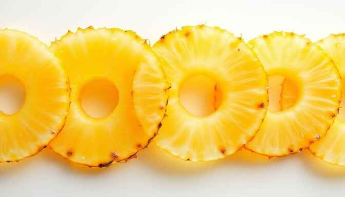 Golden Pineapple Rings Golden Pineapple Rings
