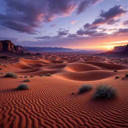 Desert Dunes Sunset Desert Dunes Sunset