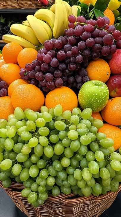 Colorful fruit display