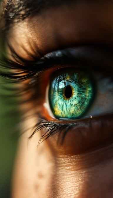 Emerald Eye Close-up