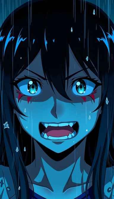 Intense Cyan Glare