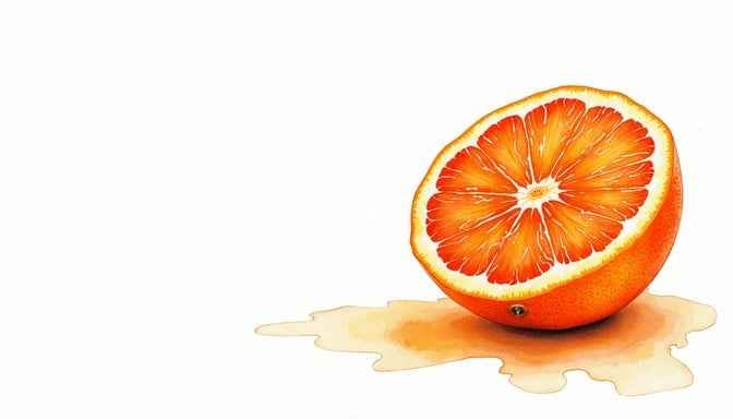 Juicy Orange Half