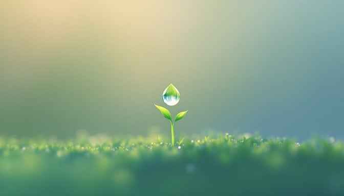 Nature's Morning Pearl