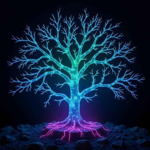 Luminous Digital Tree