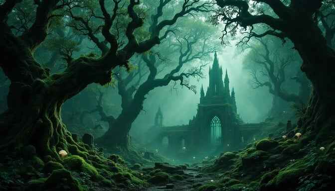 Emerald Gothic Cathedral