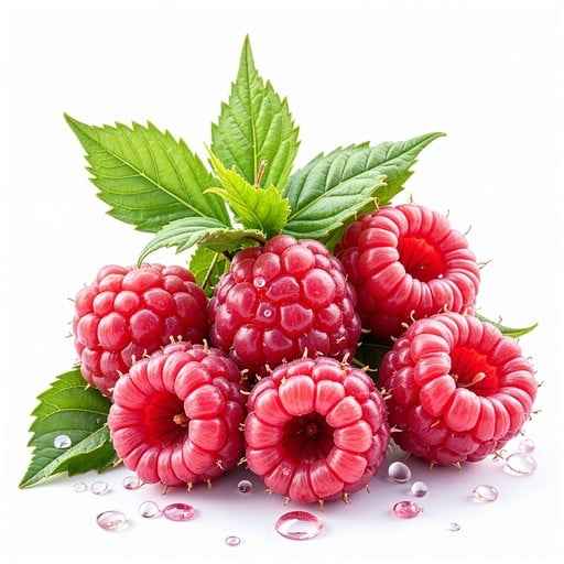 Juicy Ruby Raspberries