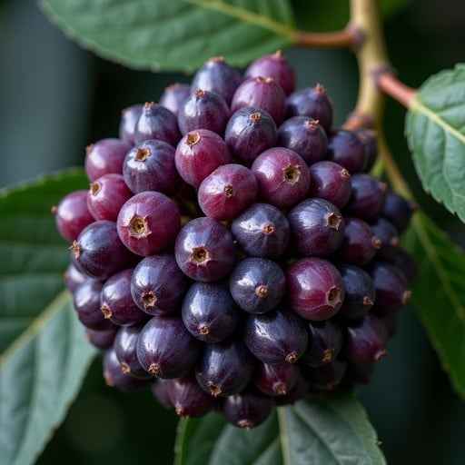 Luscious Mulberry Cluster