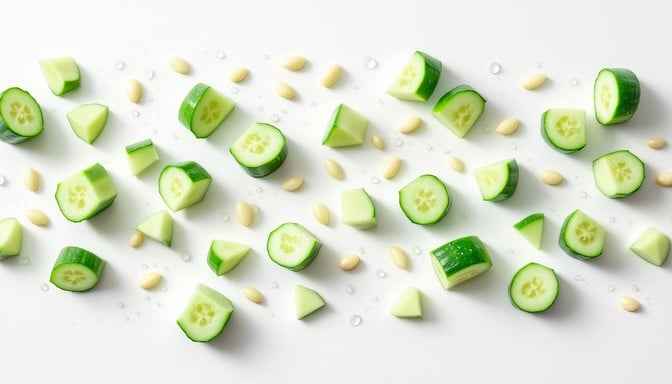 Fresh Cucumber Slices