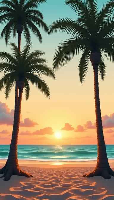 Tropical Sunset Paradise