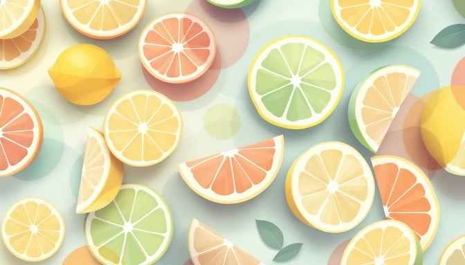 Fresh Citrus Circles
