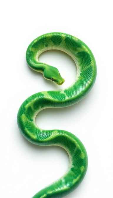 Elegant Emerald Snake