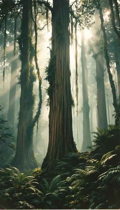 Misty Forest Giants
