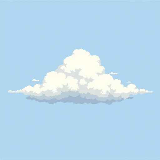 Fluffy Pixel Cloud Fluffy Pixel Cloud
