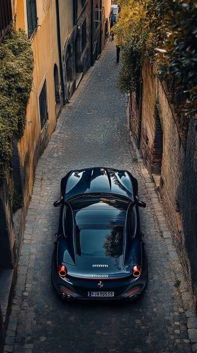 Luxury car street