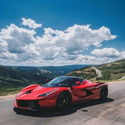 Red sports car