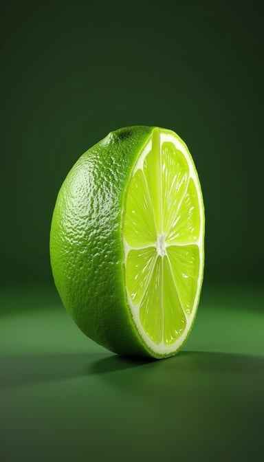 Dramatic Lime Cross-section Dramatic Lime Cross-section