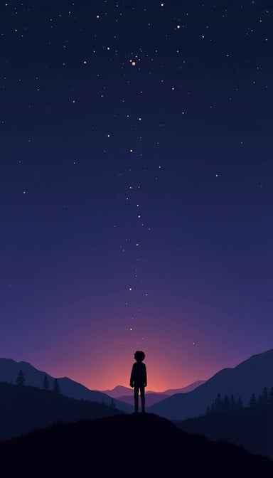 Cosmic Wonder Silhouette
