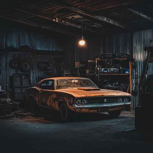 Vintage Car Garage