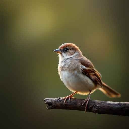 Sparrow's Morning Perch Sparrow's Morning Perch