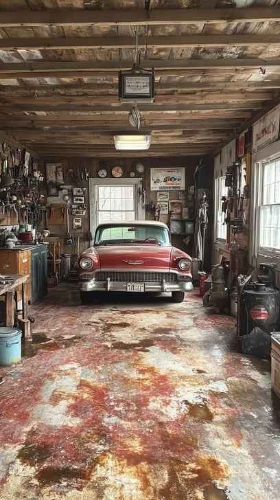 Vintage Car Garage
